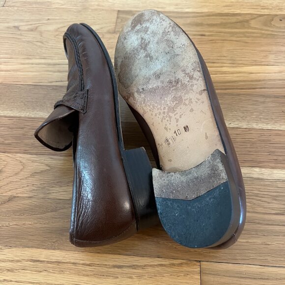 Bally Dark Brown Leather Loafers MADE IN ITALY "Horri II" - Men's 10 - Picture 9 of 10